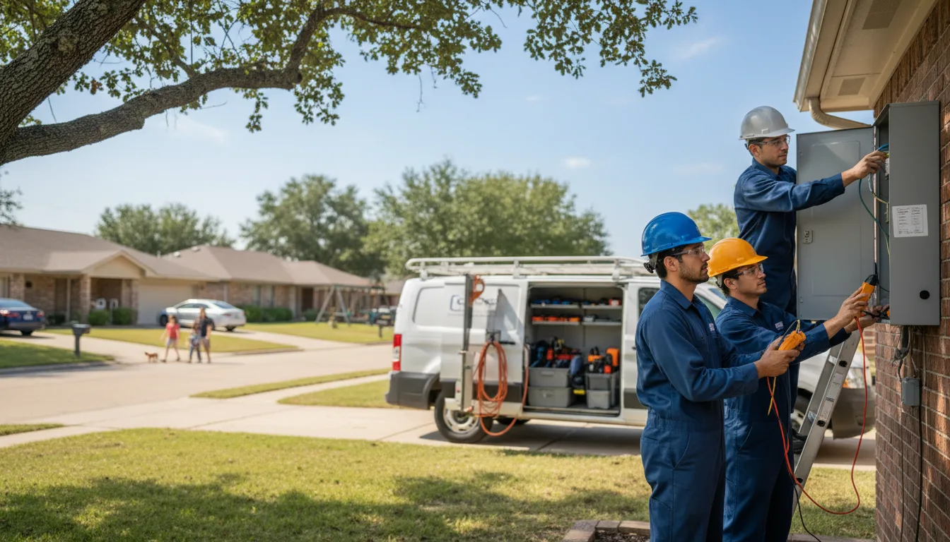 Certified electrician providing emergency electrical services in Burbank, WA